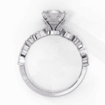 3 Carat Radiant Cut Endless Love Solitaire Wedding Ring - Image 4