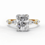 3 Carat Radiant Cut Endless Love Solitaire Wedding Ring - Image 5