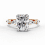 3 Carat Radiant Cut Endless Love Solitaire Wedding Ring - Image 9