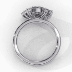 1.25 Carat Oval Cut Classic Solitaire Forever Band - Image 5