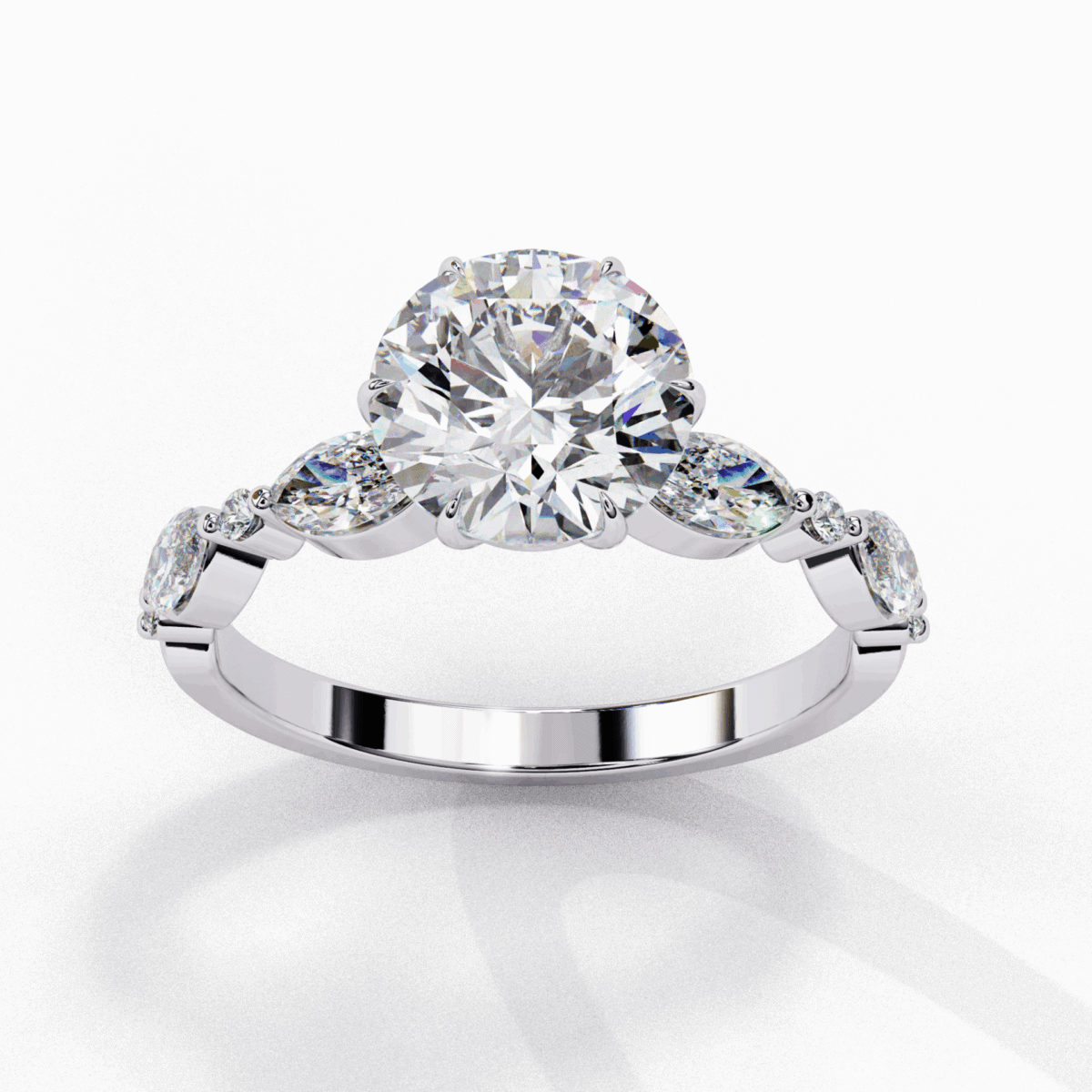 2.75 Carat Round Cut Endless Love Solitaire Wedding Ring  Image 3