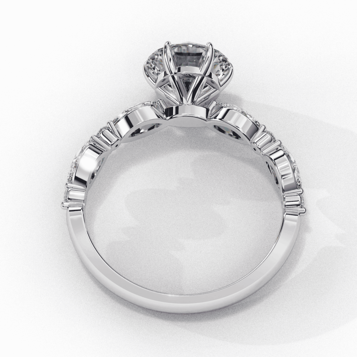 2.75 Carat Round Cut Endless Love Solitaire Wedding Ring  Image 4