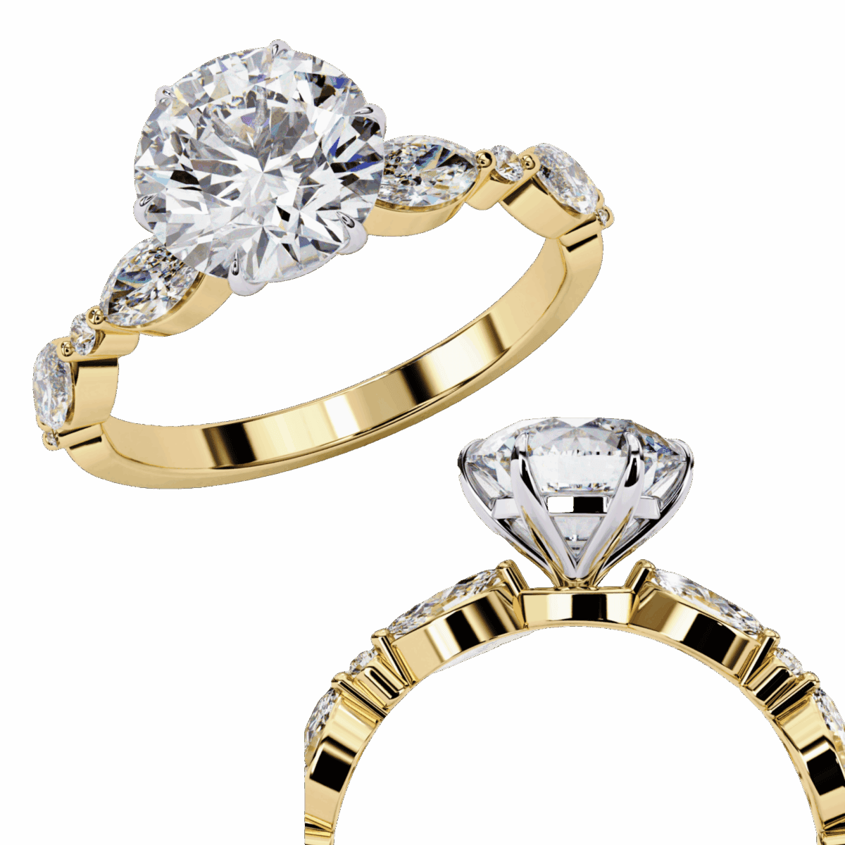 2.75 Carat Round Cut Endless Love Solitaire Wedding Ring  Image 6