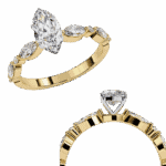 1.75 Carat Marquise Cut Endless Love Solitaire Wedding Ring - Image 6