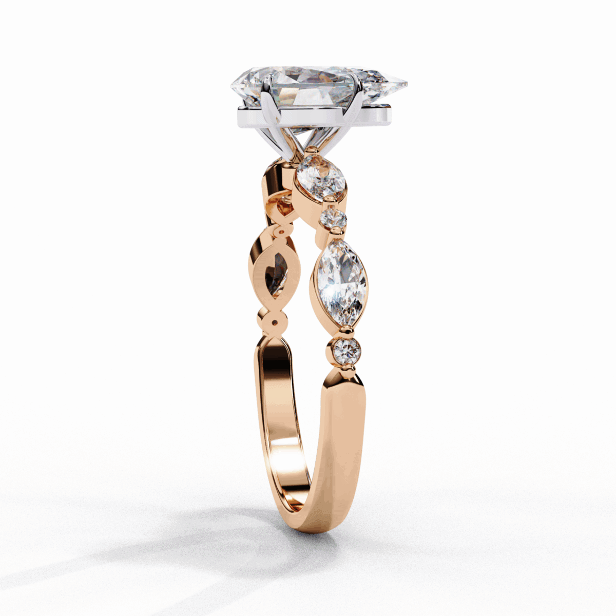 1.75 Carat Pear Cut Endless Love Solitaire Wedding Ring  Image 11