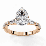 1.75 Carat Pear Cut Endless Love Solitaire Wedding Ring - Image 12