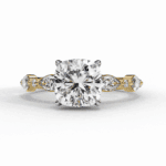 3.5 Carat Cushion Cut Endless Love Solitaire Wedding Ring - Image 5