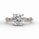 3.5 Carat Cushion Cut Endless Love Solitaire Wedding Ring - Image 9