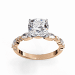 3.5 Carat Cushion Cut Endless Love Solitaire Wedding Ring - Image 12