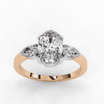 1.5 Carat Oval Cut Solitaire in Three Stone Setting - Image 12