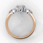 1.5 Carat Oval Cut Solitaire in Three Stone Setting - Image 13