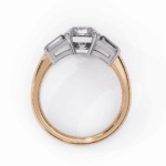 3.25 Carat Radiant and Baguette Cut Solitaire Edit Ring - Image 13