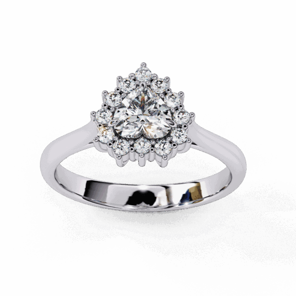 0.75 Carat Heart Cut Timeless Solitaire Collection