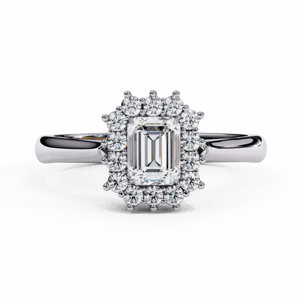 0.5 Carat Emerald Cut Timeless Solitaire Collection  Image 1
