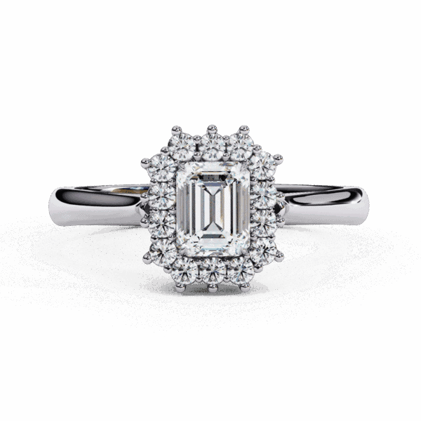 0.5 Carat Emerald Cut Timeless Solitaire Collection