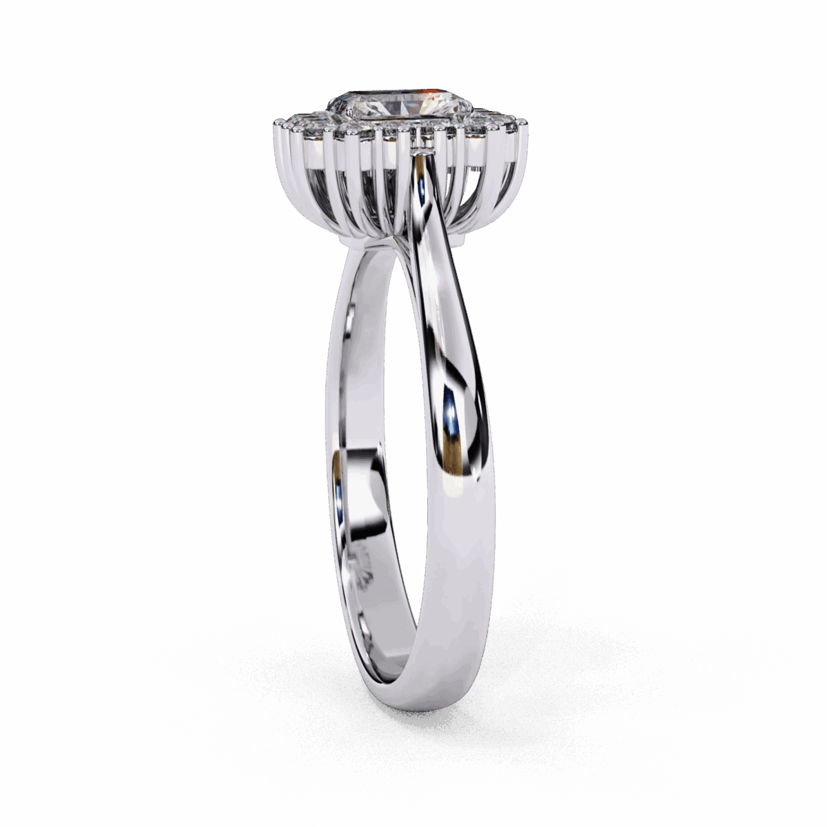 0.5 Carat Emerald Cut Timeless Solitaire Collection  Image 2