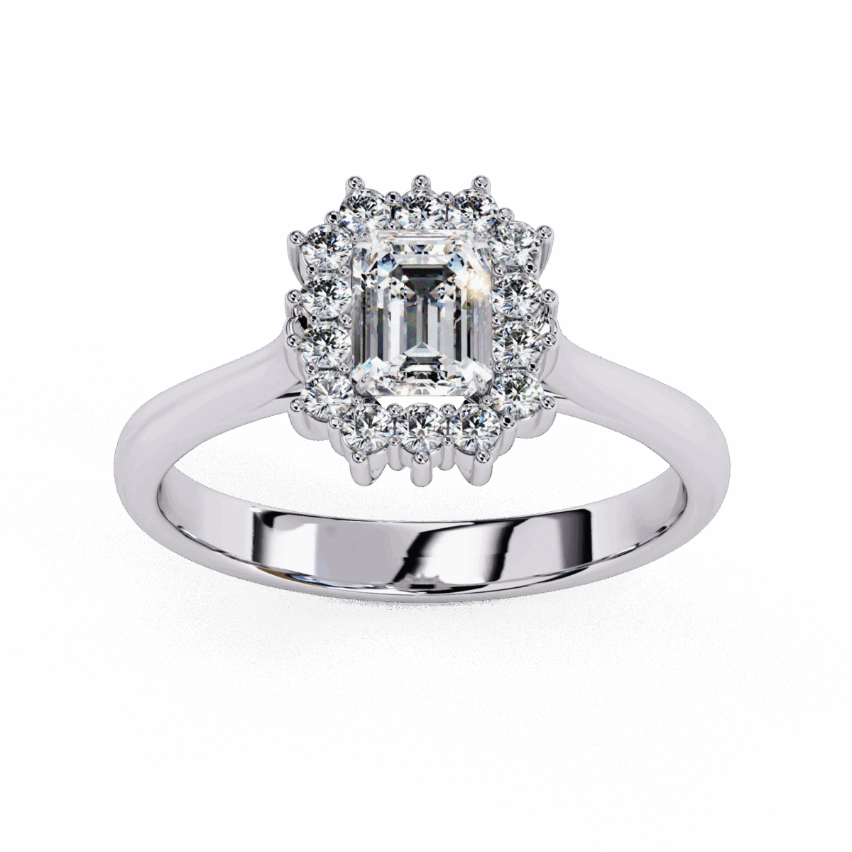 0.5 Carat Emerald Cut Timeless Solitaire Collection  Image 3