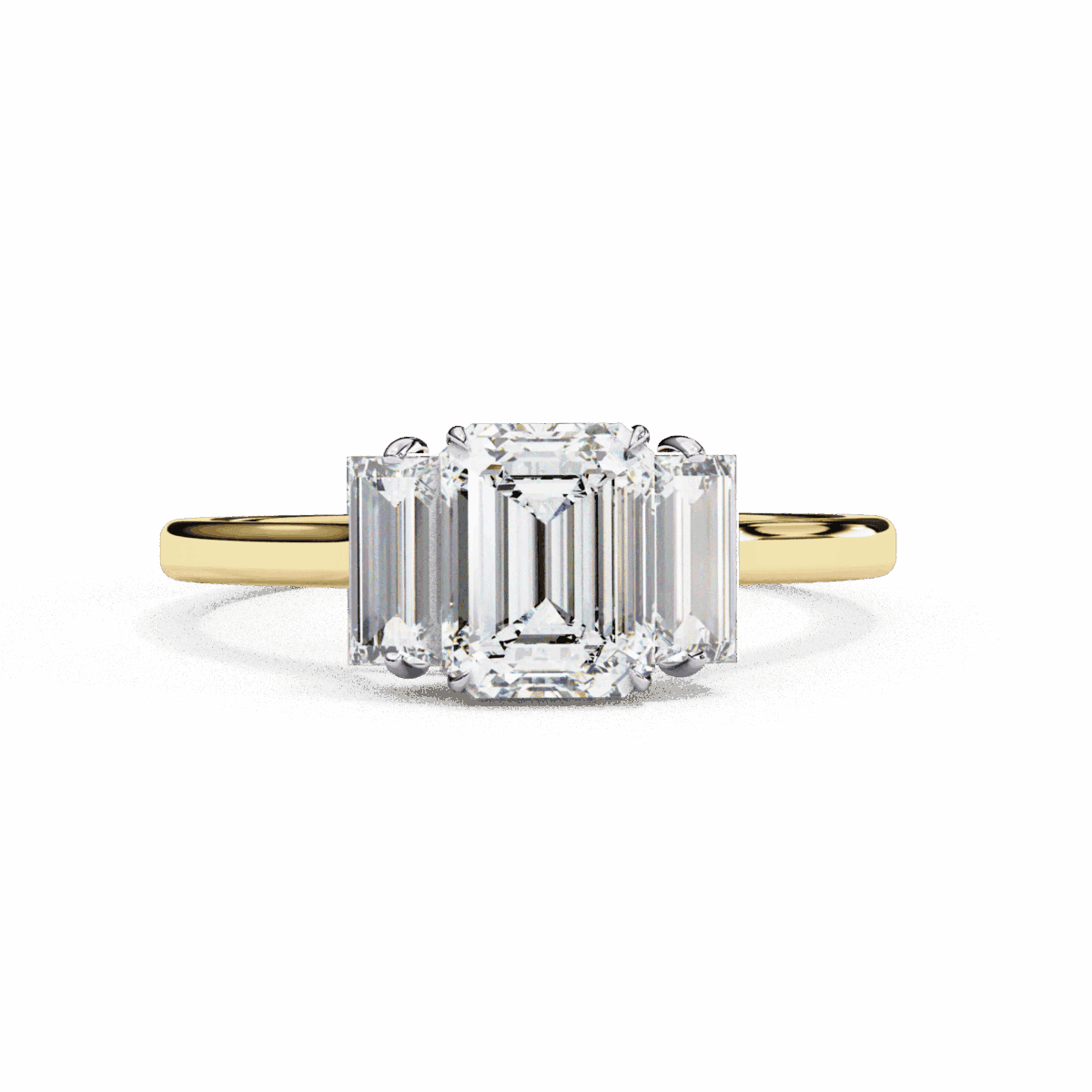 1.5 Carat Emerald Cut Timeless Bond Solitaire Wedding Ring  Image 5