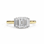 1.5 Carat Emerald Cut Timeless Bond Solitaire Wedding Ring - Image 5