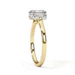 1.5 Carat Emerald Cut Timeless Bond Solitaire Wedding Ring - Image 6