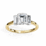 1.5 Carat Emerald Cut Timeless Bond Solitaire Wedding Ring - Image 7