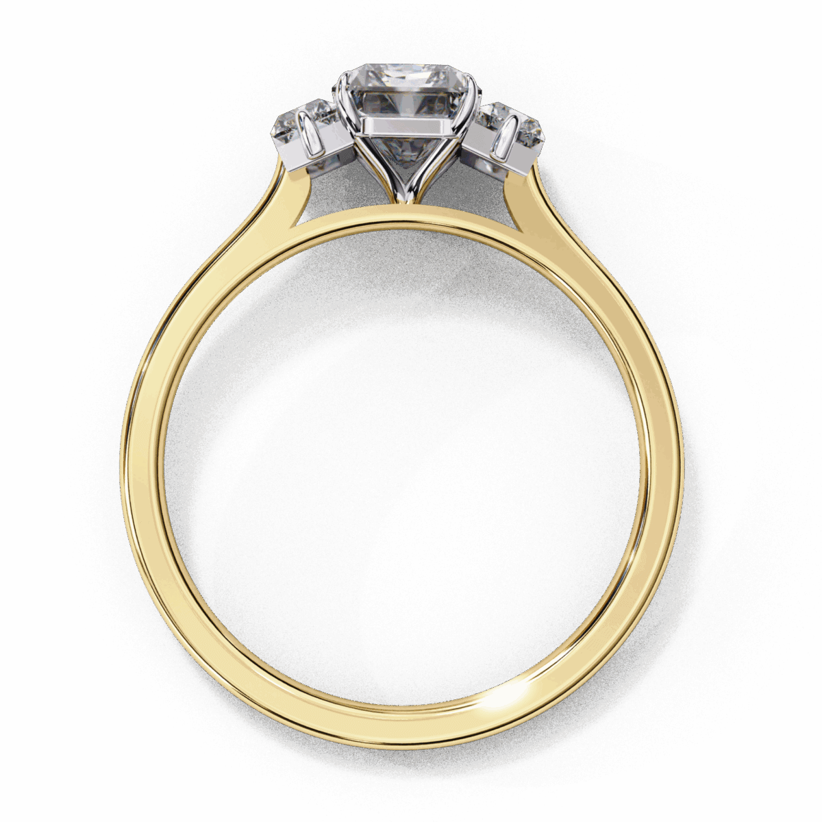 1.5 Carat Emerald Cut Timeless Bond Solitaire Wedding Ring  Image 8