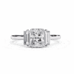 1.75 Carat Radiant Cut Timeless Bond Solitaire Wedding Ring