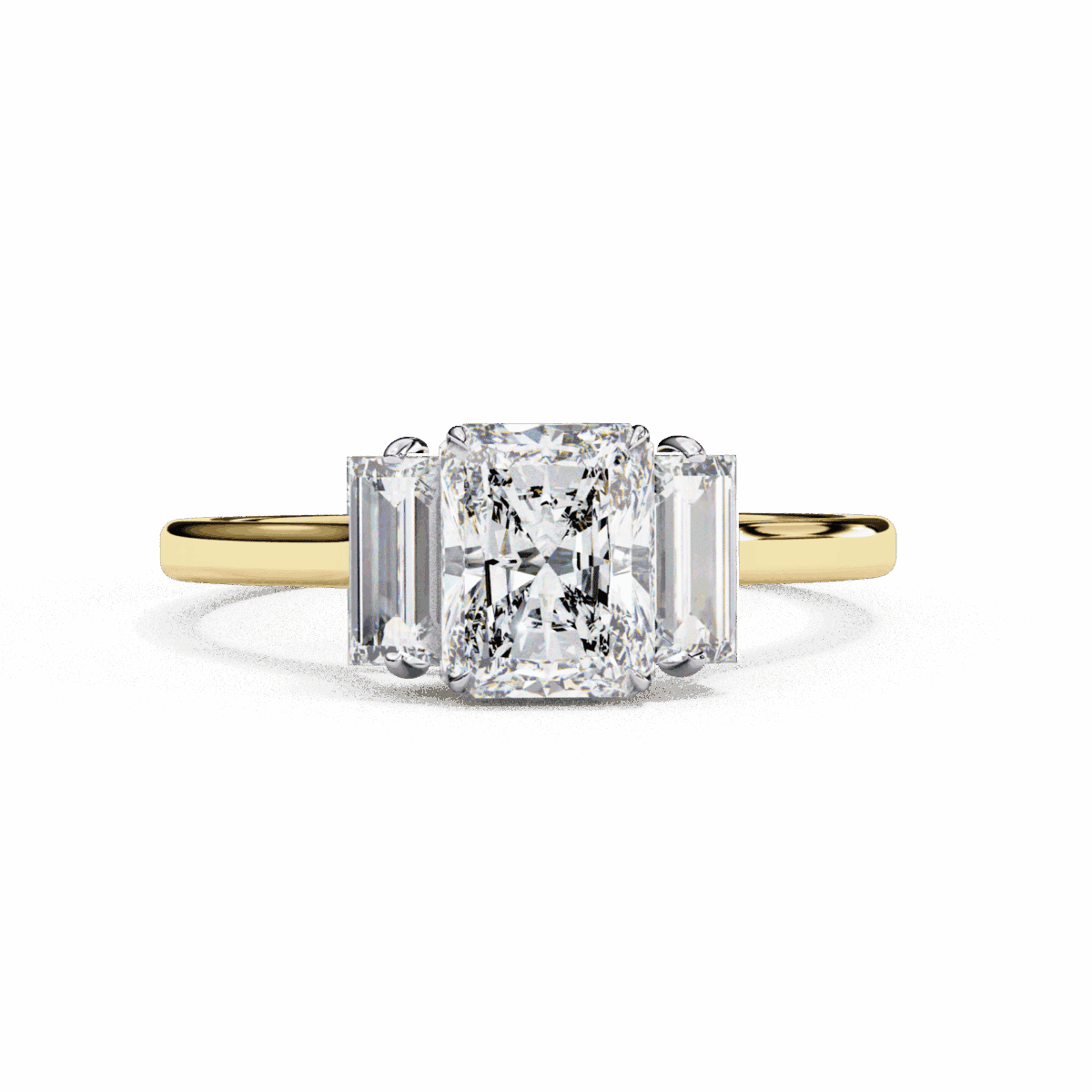 1.75 Carat Radiant Cut Timeless Bond Solitaire Wedding Ring  Image 5