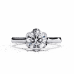 1.5 Carat Round Cut Classic Solitaire Band