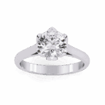1.5 Carat Round Cut Classic Solitaire Band - Image 3