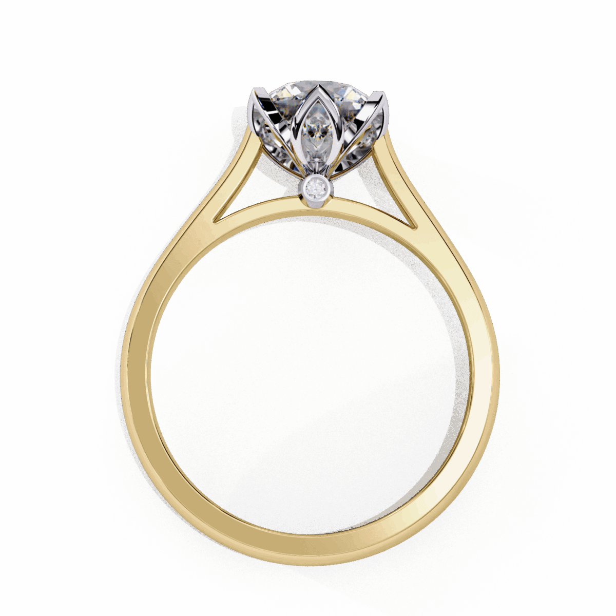 1.5 Carat Round Cut Classic Solitaire Band  Image 5