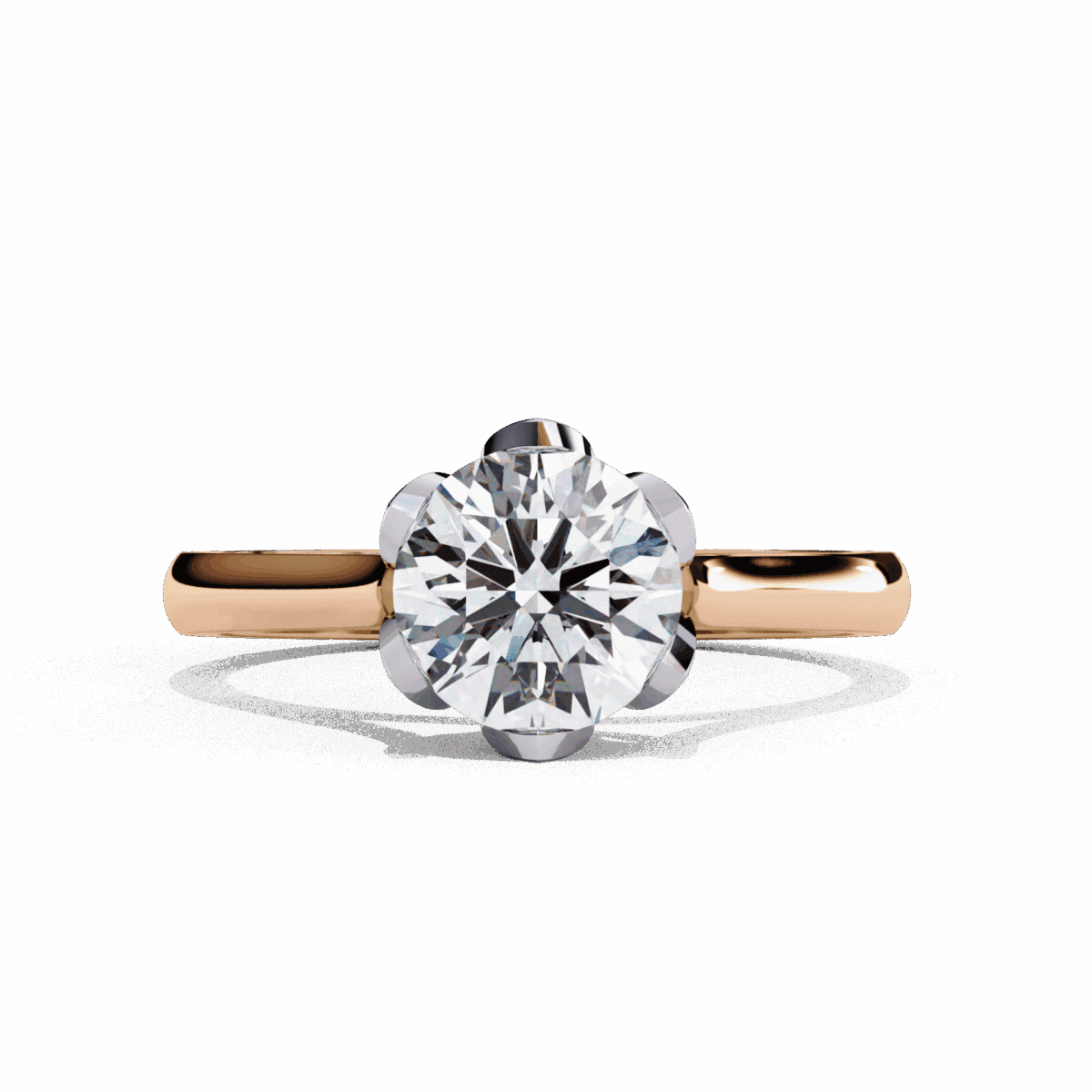 1.5 Carat Round Cut Classic Solitaire Band  Image 7