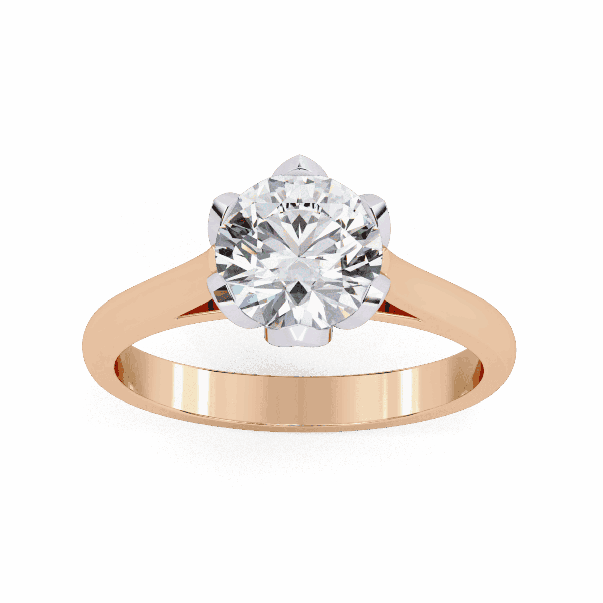 1.5 Carat Round Cut Classic Solitaire Band  Image 9