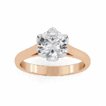 1.5 Carat Round Cut Classic Solitaire Band - Image 9