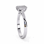 1.25 Carat Emerald Cut Solitaire Diamond Ring - Image 2