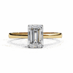1.25 Carat Emerald Cut Solitaire Diamond Ring - Image 5