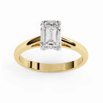 1.25 Carat Emerald Cut Solitaire Diamond Ring - Image 7