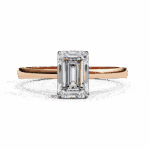 1.25 Carat Emerald Cut Solitaire Diamond Ring - Image 9