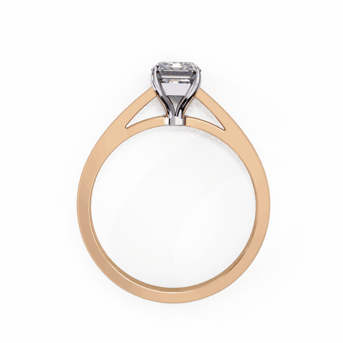 1.25 Carat Emerald Cut Solitaire Diamond Ring  Image 12