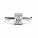 1.25 Carat Radiant Cut Solitaire Diamond Ring