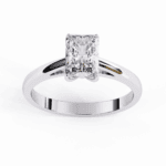 1.25 Carat Radiant Cut Solitaire Diamond Ring - Image 4