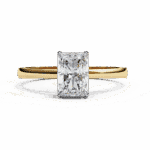 1.25 Carat Radiant Cut Solitaire Diamond Ring - Image 6