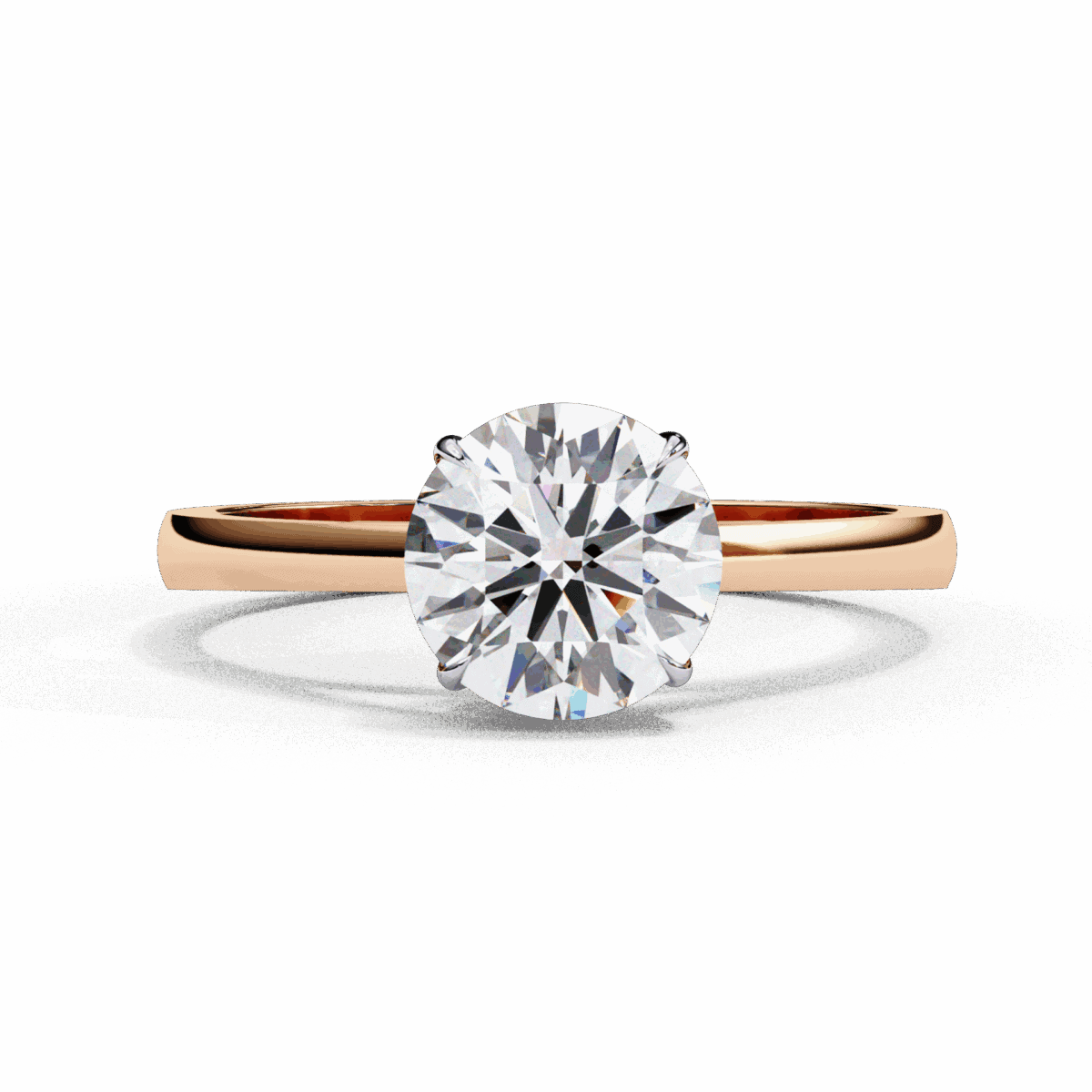 1.25 Carat Round Cut Solitaire Diamond Ring  Image 9