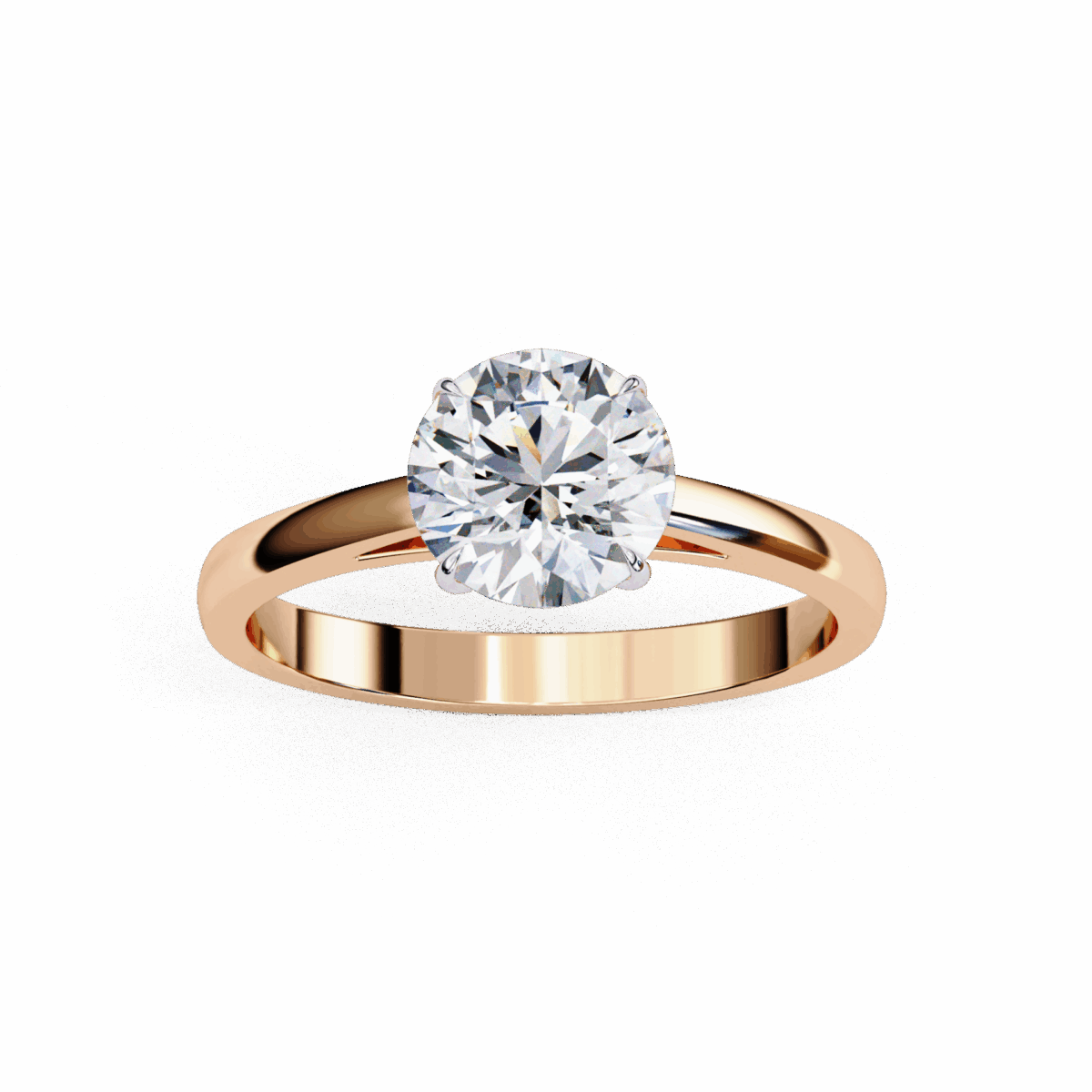 1.25 Carat Round Cut Solitaire Diamond Ring  Image 11