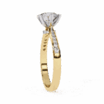 1.5 Carat Round Cut Solitaire in Channel Setting - Image 6