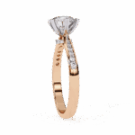 1.5 Carat Round Cut Solitaire in Channel Setting - Image 10