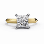 1.75 Carat Princess Cut Classic Solitaire Forever Band - Image 4