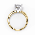 1.75 Carat Princess Cut Classic Solitaire Forever Band - Image 6