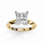 1.75 Carat Princess Cut Classic Solitaire Forever Band - Image 7