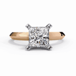 1.75 Carat Princess Cut Classic Solitaire Forever Band - Image 8
